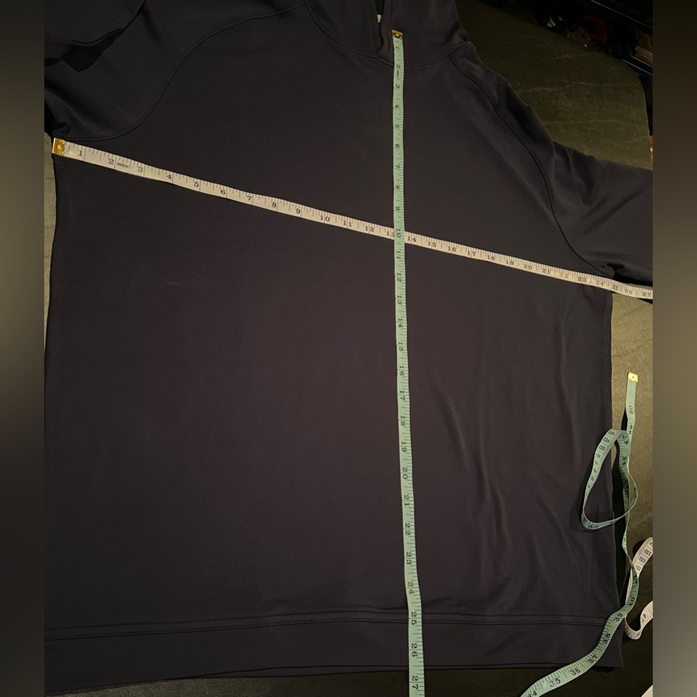 Peter Millar Pine Performance Navy Blue Hoodie - image 9